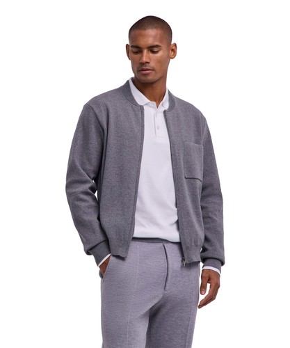 Falke giacca zip cotton knit - giacca,
